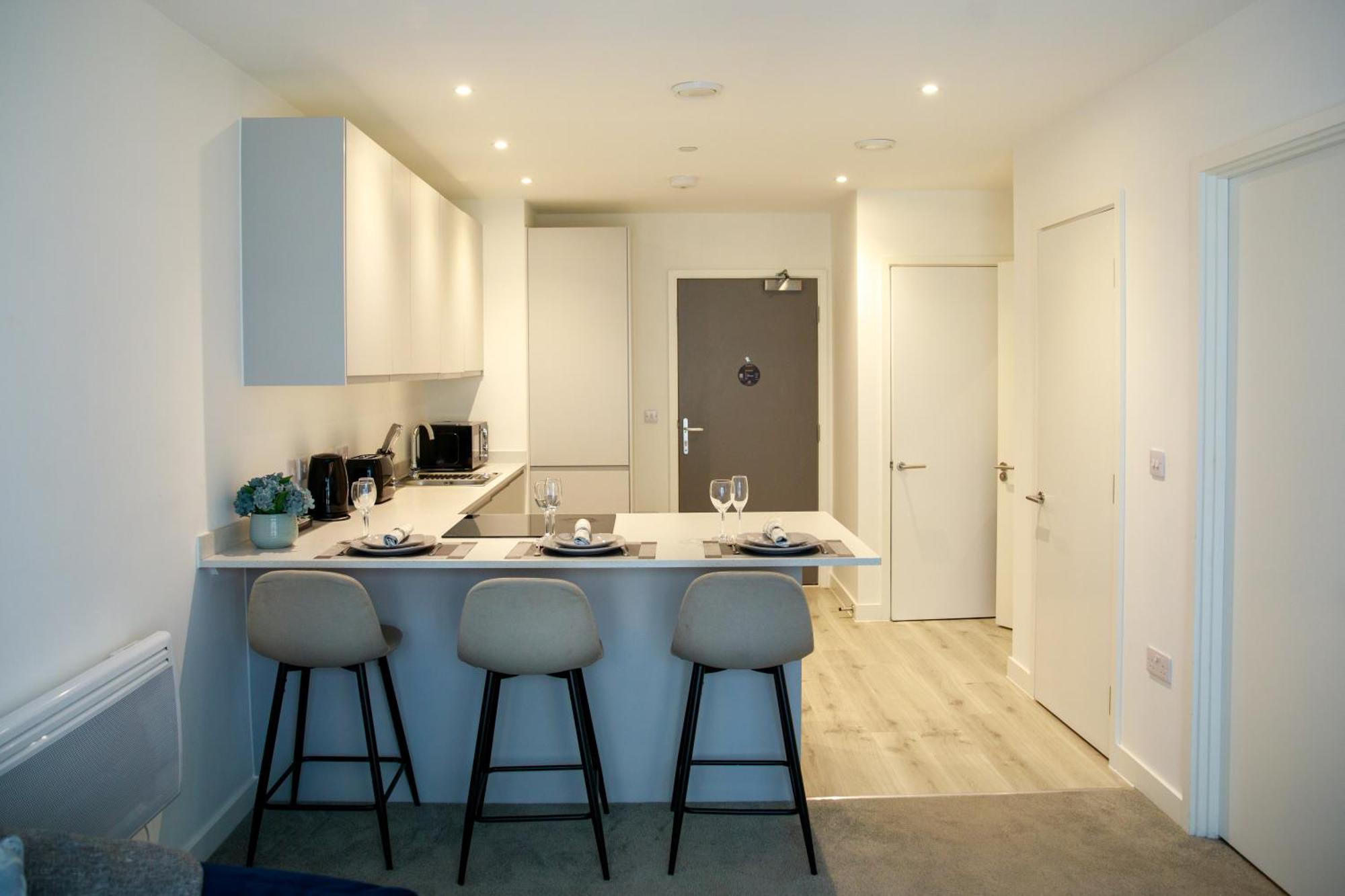 Trafford Suite Modern 1 Bed With Cinema Room Manchester Exterior photo