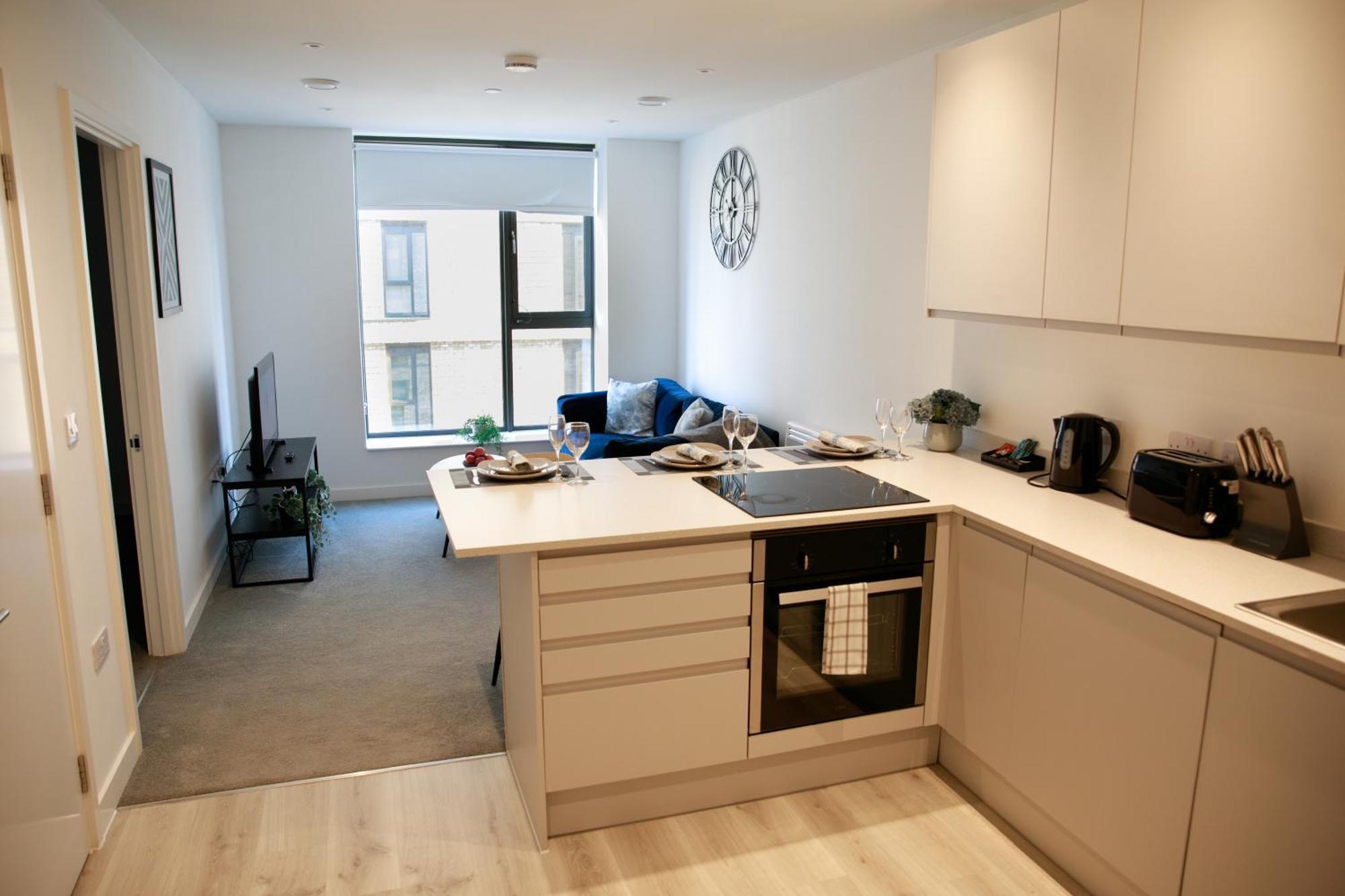 Trafford Suite Modern 1 Bed With Cinema Room Manchester Exterior photo